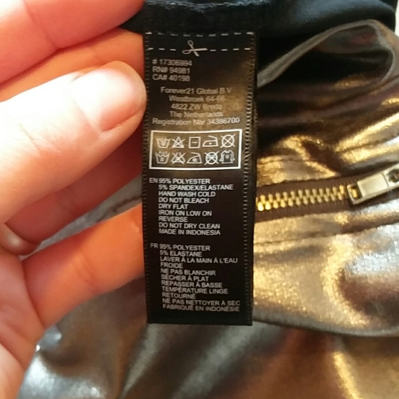 Forever 21 | Bronze bodycon mini skirt - Picture 4 of 4